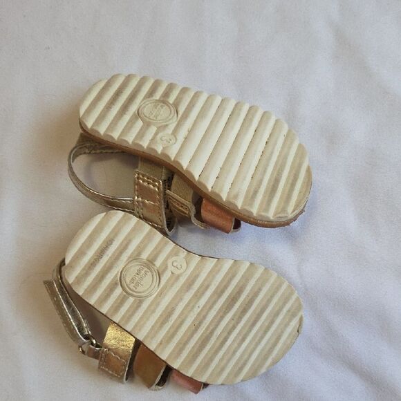 Wonder Nation Pink and Gold Sandals Size 3 - Picture 5 of 5